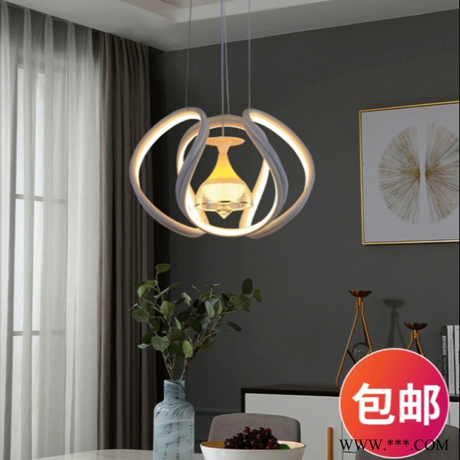 星之云照明 个性餐吊灯 后现代北欧吧台客厅灯具 创意单头led展会个性吊灯图1