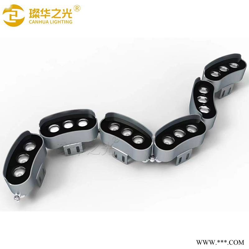 LED链条灯抱柱灯小射灯罗马柱桥墩抱箍射灯景观园林抱树灯图1