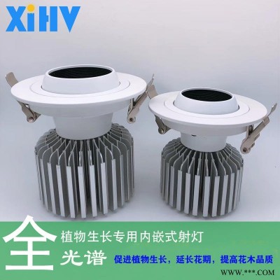 LED绿植墙/立体蔬菜培育盆栽多肉花店补光灯内嵌式射灯（牛眼灯）XIHV
