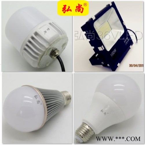 弘尚牌LED低压12V24V36V127V球泡灯泡投光灯射灯图1