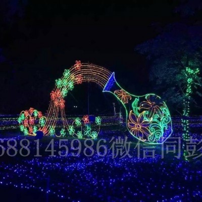 工厂直销 月亮灯串 光纤灯 户外吊灯