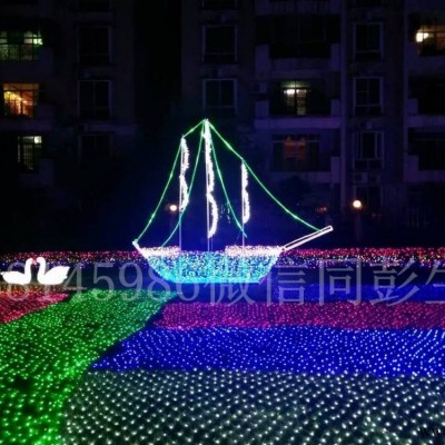 工厂直销 LED圣诞灯串 LED洗墙灯 户外吊灯