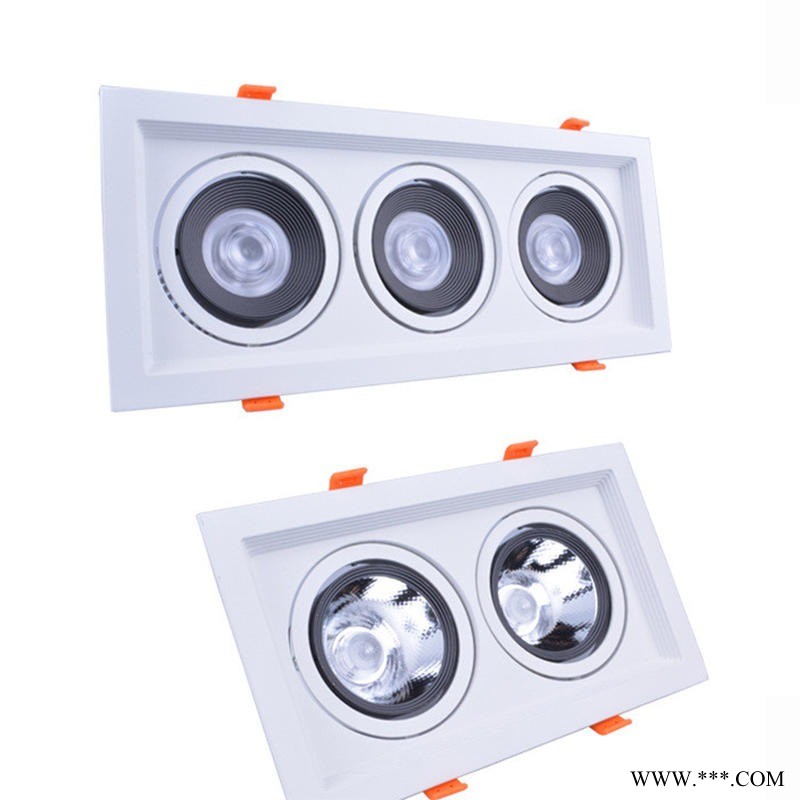 LED斗胆灯 格栅灯 背景墙防眩光天花筒灯图1
