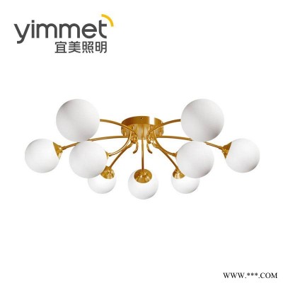 宜美照明流星吊灯 | 客厅吊灯后现代欧式吊灯北欧简约吸顶灯