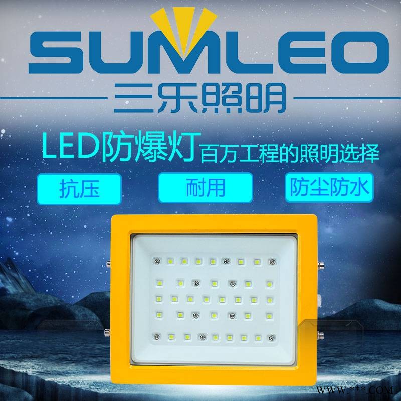 三乐照明 厂房吊杆灯 LED防爆灯 IICIP65照明灯 库房防爆吸顶灯图1