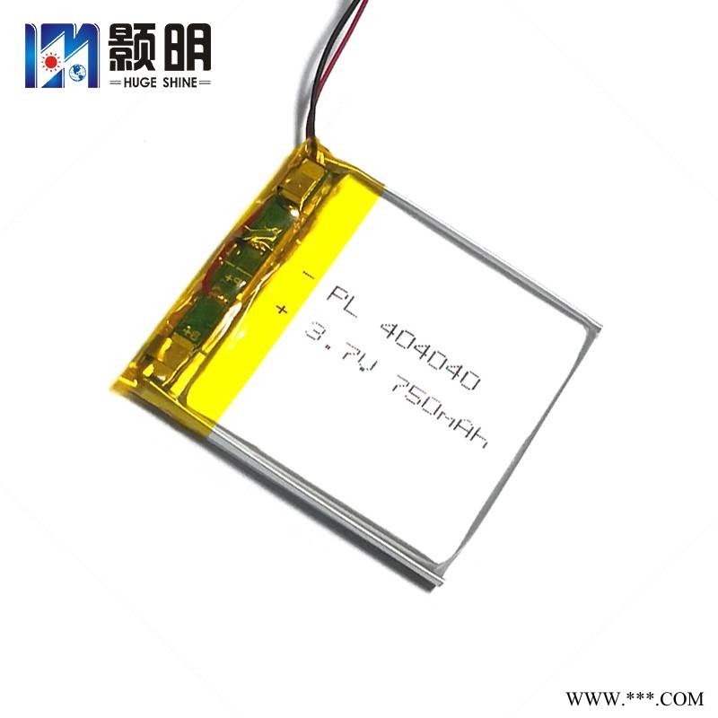 404040 404242软包锂电池3.7V750mAh 充电台灯 LED灯具 点读机 蓝牙音响电池图1