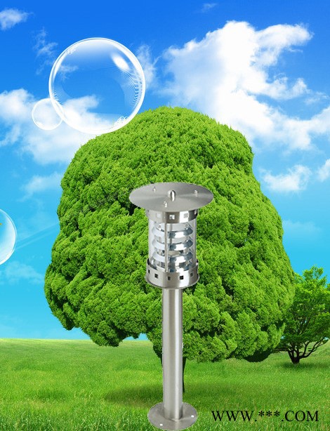 不锈钢草坪灯 太阳能草坪灯  LED草坪  草坪灯户外 中式草坪灯图1