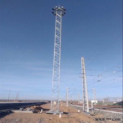 泰翔设计制作 投光灯塔厂家  升降式铁路投光灯塔 固定式煤场投光灯塔 质保30年