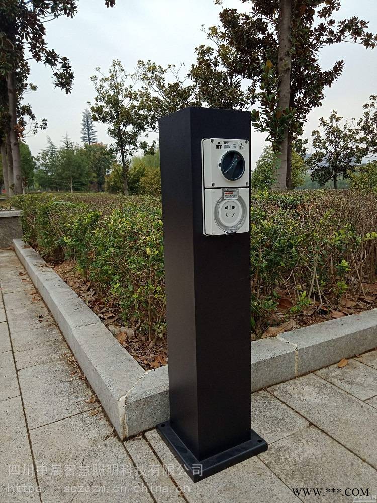 欧式镀锌钢板草坪灯德阳草坪灯价格中晨耐腐蚀小区草坪灯图1