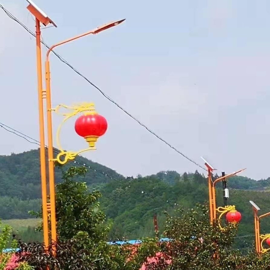 霁月路灯 公园太阳能路灯  灯笼灯 节日路灯 农村建设路灯 30W小金豆灯具 厂家批发图1