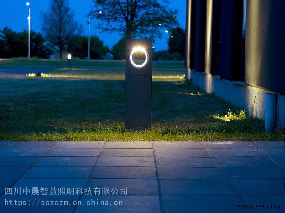 中晨草坪灯厂家价格不锈钢现代草坪灯小区现代草坪灯图1