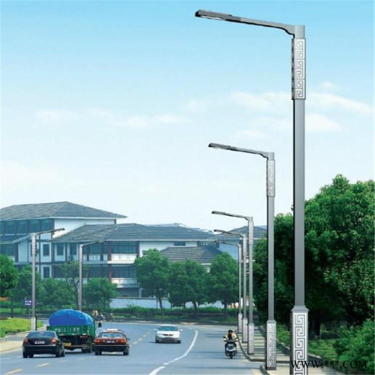 市政接线220V路灯厂   高低双臂市电路灯定制    常熟市路灯厂家价格图1