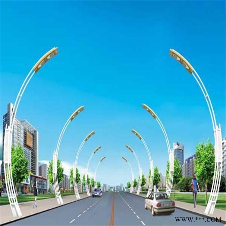 市政接线220V路灯厂   高低双臂市电路灯定制    张家港市路灯厂家价格图1