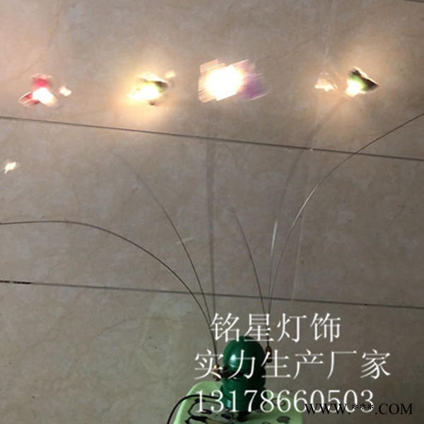 618专供 新款LED草坪灯 粉丝网红摇摆星星灯 防水LED灯 城市夜景装饰 户外景观亮化 市政道路草坪灯LED蝴蝶灯图1
