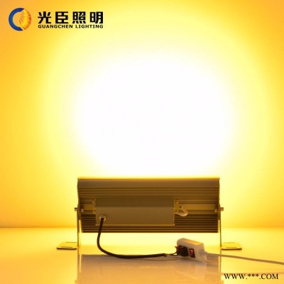 光臣照明100WLED投光灯 户外工程射树灯方形大功率投光灯 厂家定制