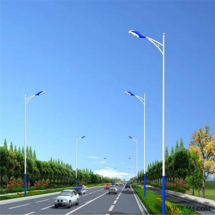 市政接线220V路灯厂   高低双臂市电路灯定制   宜兴市路灯厂家价格图1