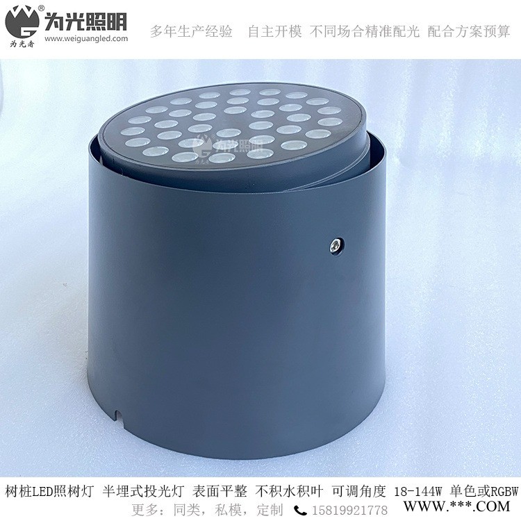 为光照明 大功率LED树桩灯 LED树墩灯厂家 景区照明投光灯系列 树木亮化投光灯厂家WG-09图1