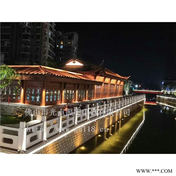 户外建筑楼宇夜景亮化照明灯具供应商 光点照明 洗墙灯 线条灯 投光灯 壁灯 点光源灯 型号XTD101 色温3000K图1