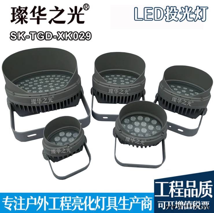 璨华照明SK-TGD-XK029LED投光灯9/18/36/54/72/100W户外椭圆形投光灯图1