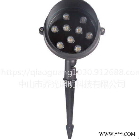 乔光照明供应12W照树插地灯 led投射灯投光灯户外防水草坪灯图1