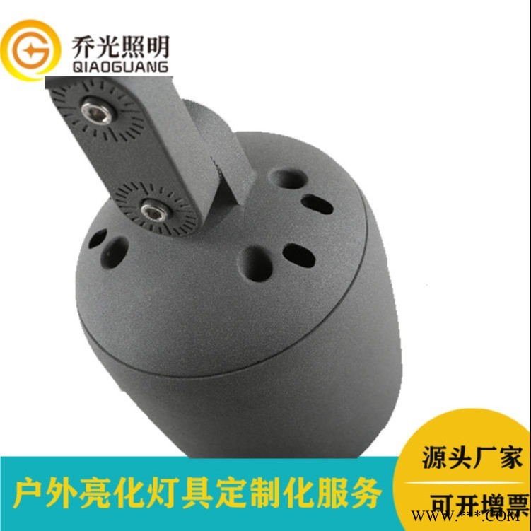 圆形大功率投射灯led户外灯 防水亮化220V酒杯投光灯18W建筑园林灯图1