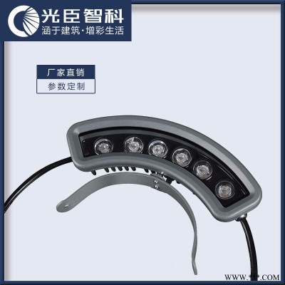 3W新款LED瓦楞灯 9W瓦片投光灯 中国风建筑亮化