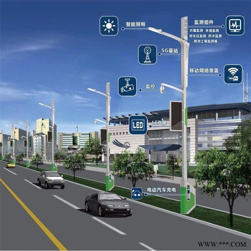 资阳智慧路灯厂家 昊泽牌智慧路灯 智慧路灯系统方案图1