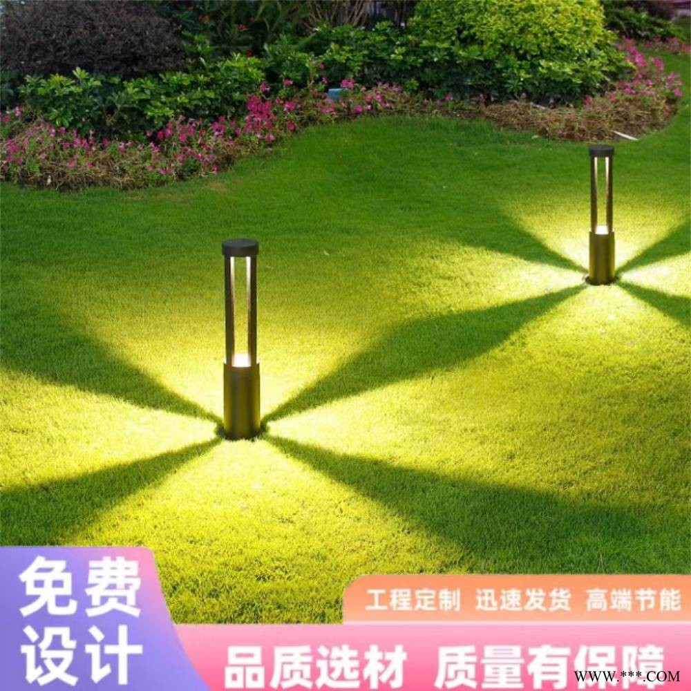 省美草坪灯户外防水庭院灯别墅草地景观灯室外地插高杆柱路灯图1