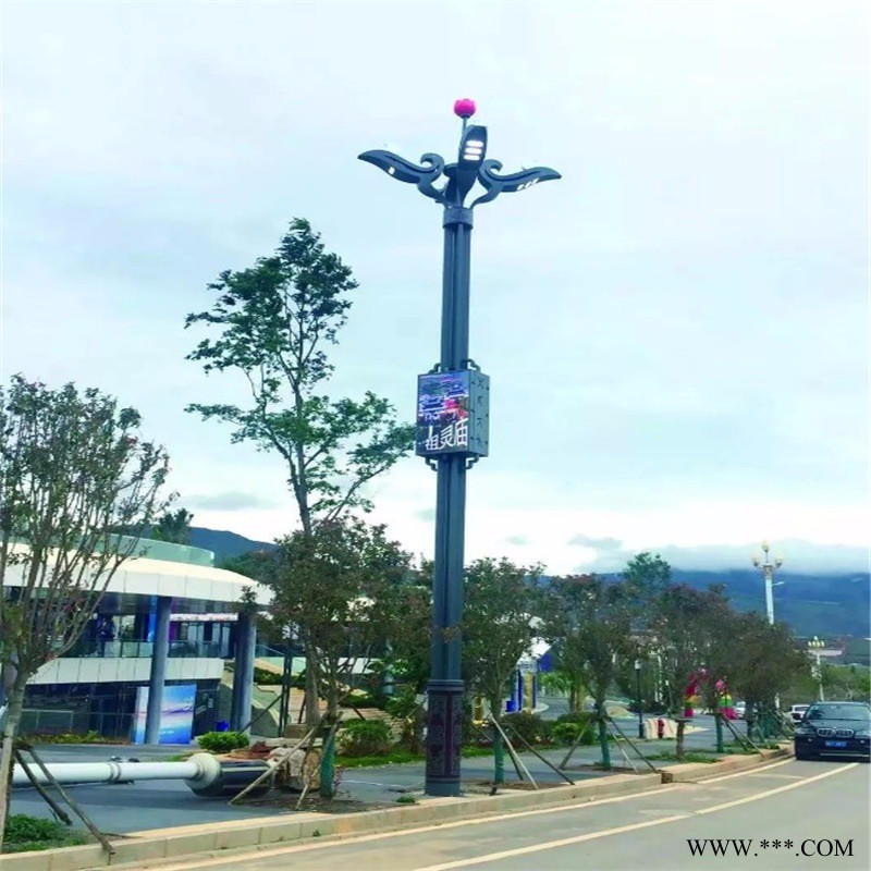 普洱路灯厂家 智慧路灯价格 智慧路灯灯杆价格图1