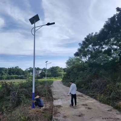 盛烁 太阳能LED路灯 户外新农村路灯工程照明 大功率超亮太阳能农村路灯 山区路灯照明