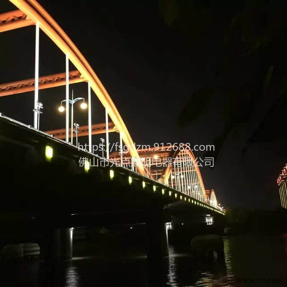 佛山光点照明专注户外桥梁亮化照明灯具供应 桥梁洗墙灯 线条灯 投光灯 点光源 地埋灯 色温RGB和1900-3000K图1
