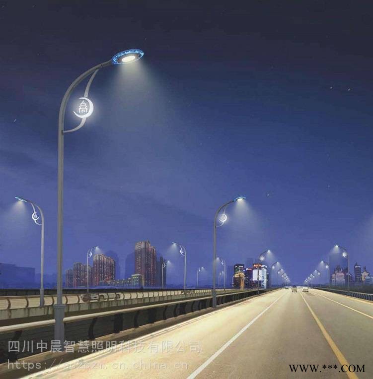 LED不锈钢路灯成都路灯批量供应中晨寿命长住宅小区路灯图1