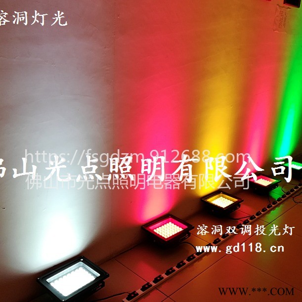 光点照明专注溶洞亮化照明灯具供应溶洞灯有 双调投光灯 洗墙灯 地埋灯 水下灯 步道路灯 景名警示灯 水纹灯  调光调色图1