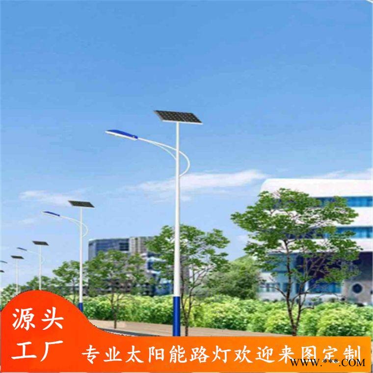 秦皇岛6米30瓦太阳能路灯新农村改造路灯led一体化路灯路灯维修图1