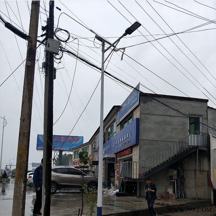 长治灯杆生产厂家 路灯公司 LED路灯价格 单臂太阳能路灯 景区路灯案例图1