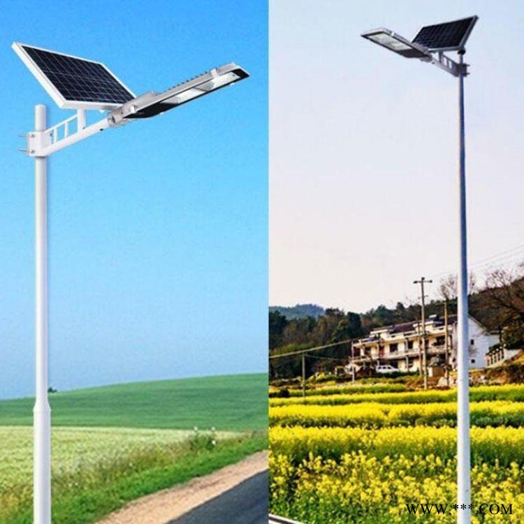 白沟太阳能一体路灯厂家,抱箍led太阳能路灯报价,新农村亮化路灯配置,英谷光电图1