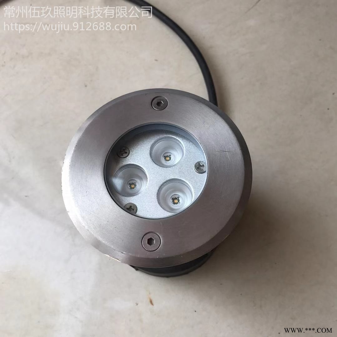 供应FNZH伍玖照明SXD0603防水不锈钢水下灯七彩厂家常州水下地埋灯批发LED涌泉灯价格图1