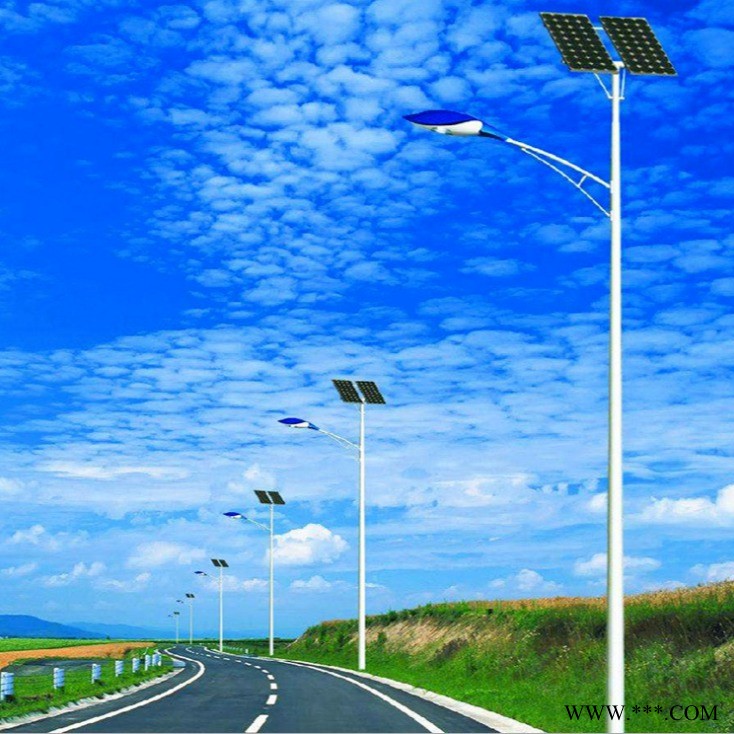 霁月路灯LED高亮路灯 新农村建设太阳能路灯 江苏太阳能路灯厂家图1