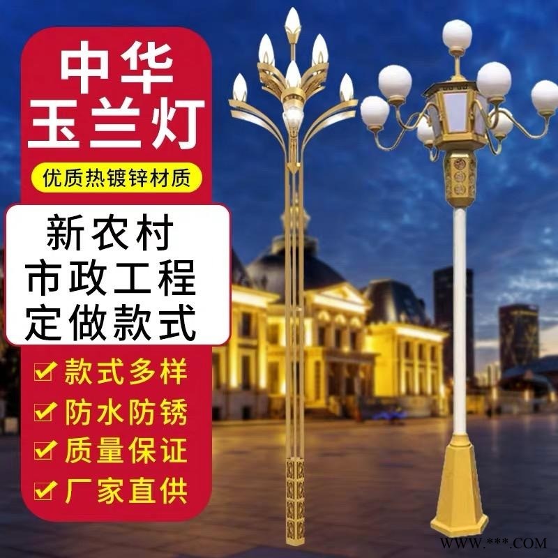 河北邯郸路灯厂家医院门口路灯 3米方头路灯图1