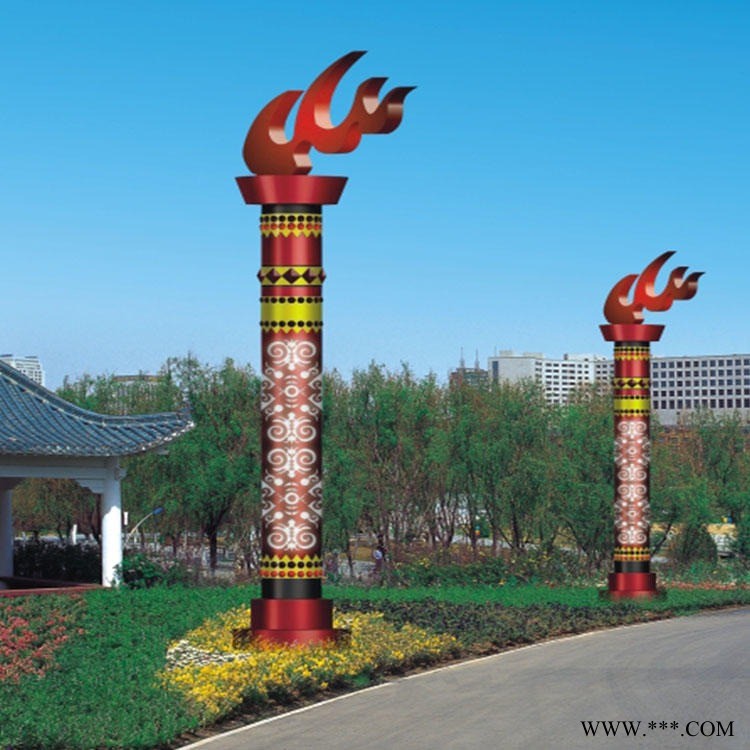 旭可照明非标定制地方特色民族风情路灯    LED广场灯厂家  庭院灯  园林路灯 XK-32802图1