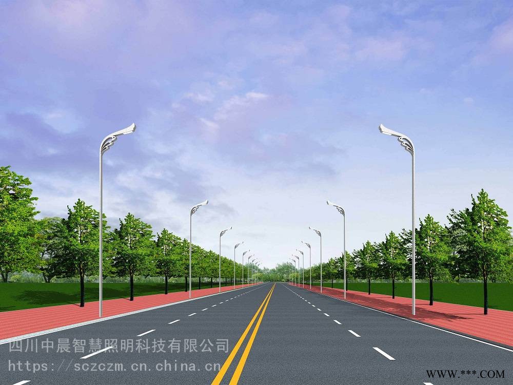 LED热镀锌路灯德阳路灯厂家价格中晨防晒亮化工程路灯图1