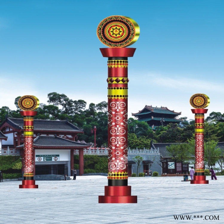 旭可照明非标定制地方特色民族风情路灯    LED广场灯厂家  庭院灯  园林路灯 XK-32801图1