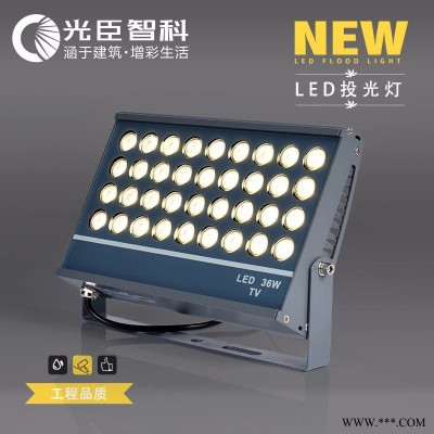 36W户外方形投光灯 公园草坪树木亮化灯具 照树射树灯