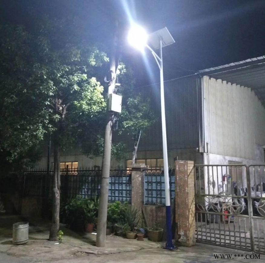 太阳能led路灯 内蒙古乌兰察布7米路灯太阳能户外路灯厂图1