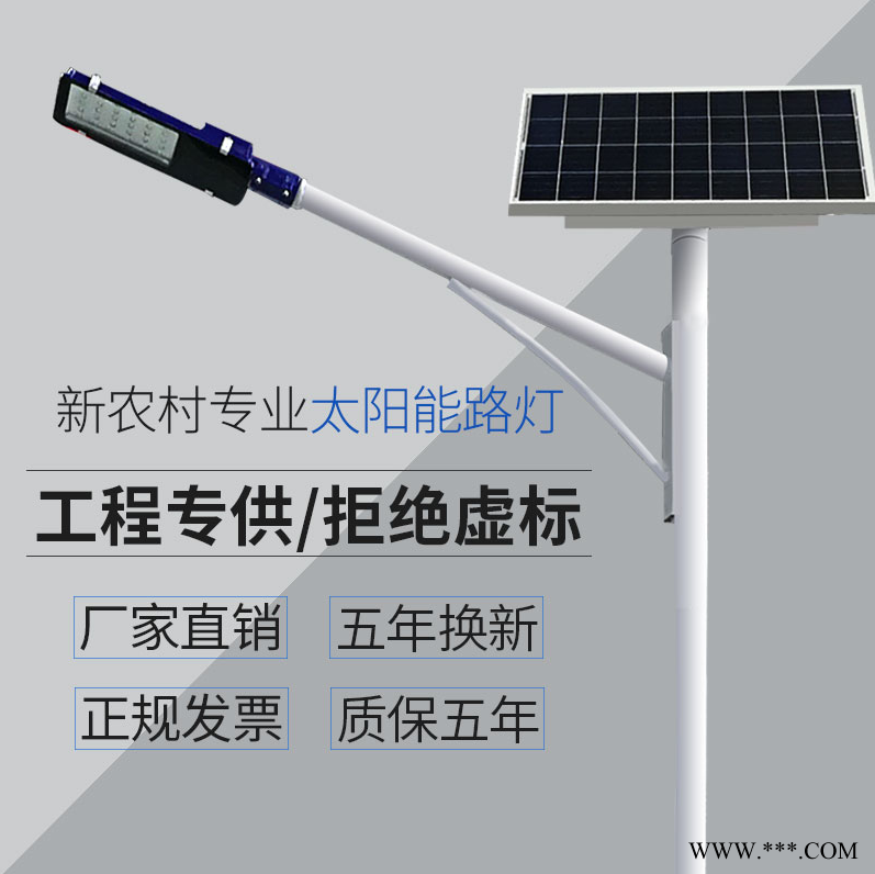 太阳能led路灯 内蒙古通辽8米路灯城镇道路建设路灯图1