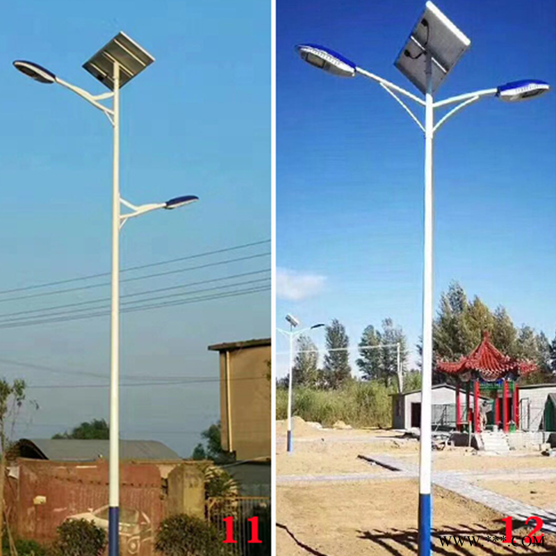 太阳能路灯 云南临沧9米路灯一体化路灯图1