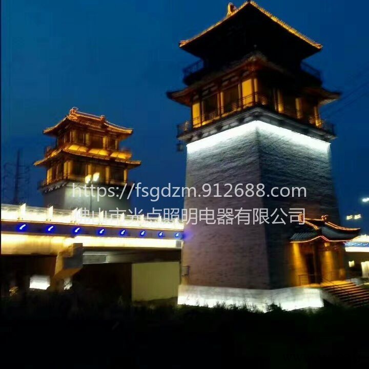 光点照明专注户外桥梁古建亮化照明灯具供应 投射灯 洗墙灯  投光灯 线条灯 步道灯 地埋灯 色温1900K-3000K图1
