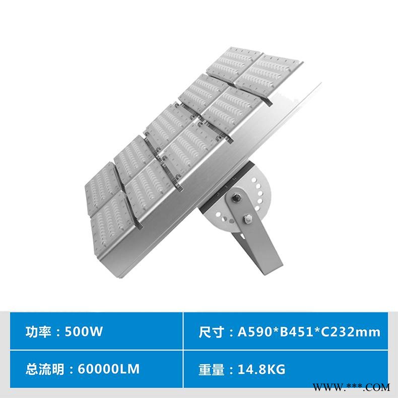 工厂直销LED投光灯500W 户外球场广场照明灯图1