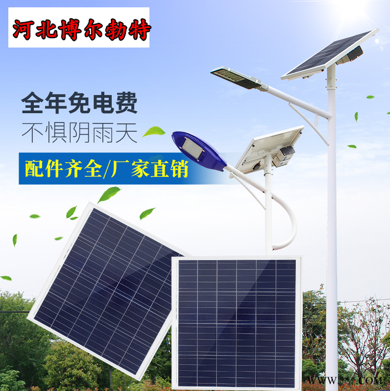 太阳能led路灯 陕西安康5米30w路灯太阳能庭院路灯图1