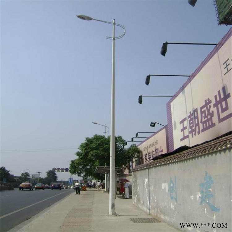 LED市电路灯批发  大量现货百色市LED路灯  道路灯高低臂市电路灯图1